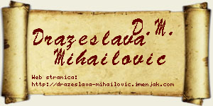 Dražeslava Mihailović vizit kartica